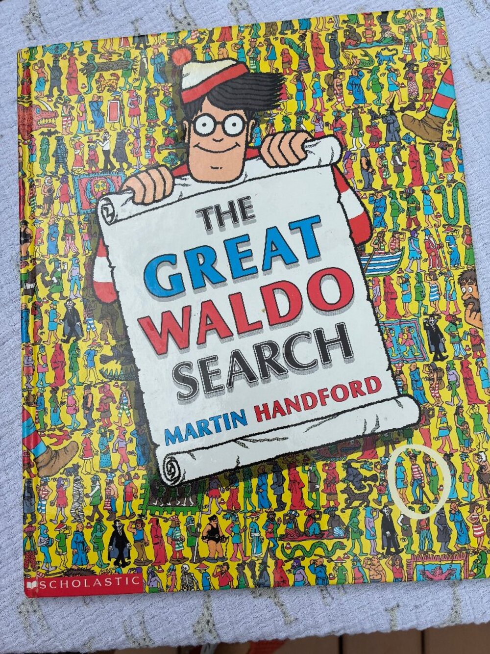 THE GREAT WALDO SEARCH First Edition Hardcover Book- Scholastic First Edition